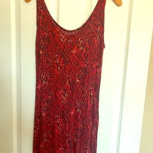 Maxi dress red
